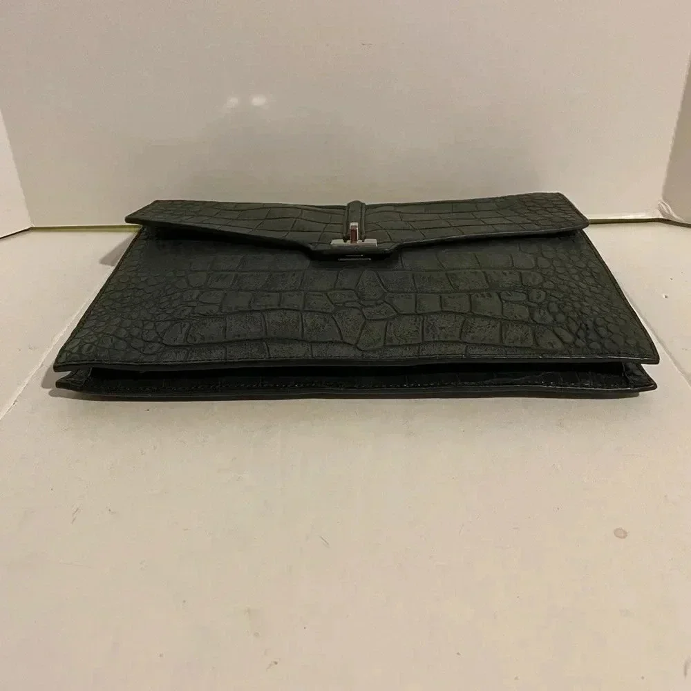 Monika Chiang NWT neroshsi leather clutch bag